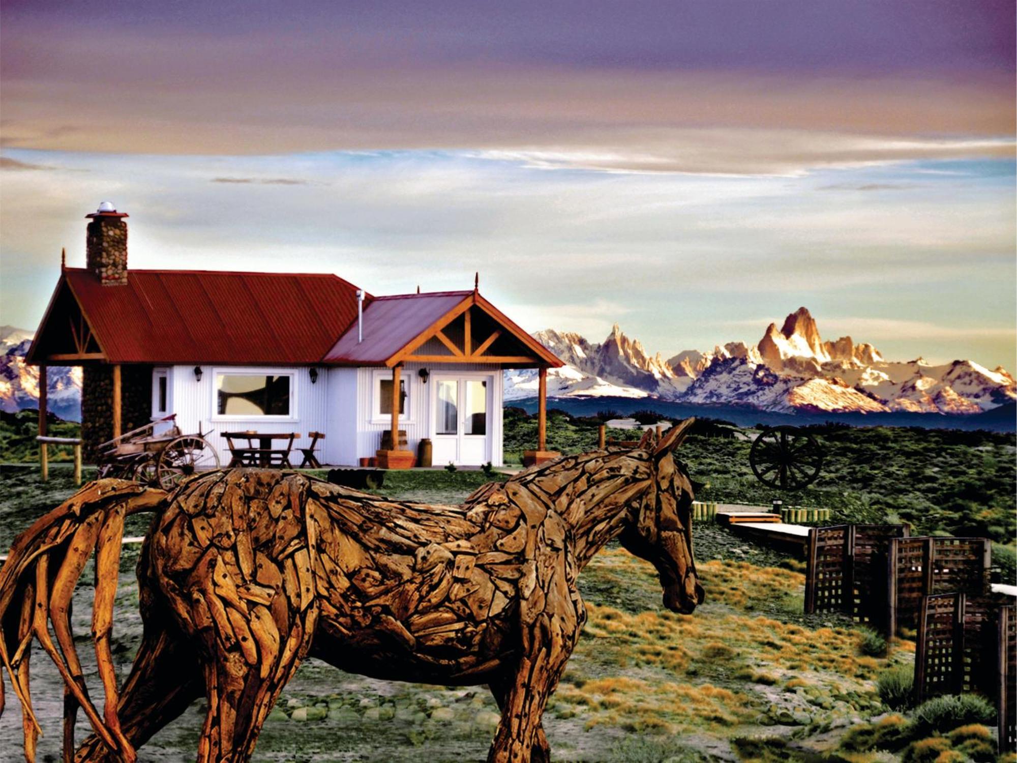 Estancia La Estela Lago Viedma Exterior foto